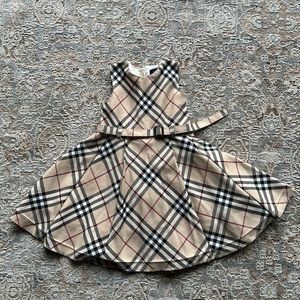 Burberry vintage baby dress classic print